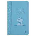 NLT Blue Elephant Flexcover Faux Leather Baby Bible for Boys
