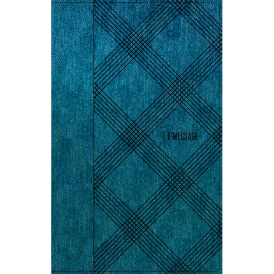 The Message Deluxe Gift Bible Turquoise (Imitation Leather)