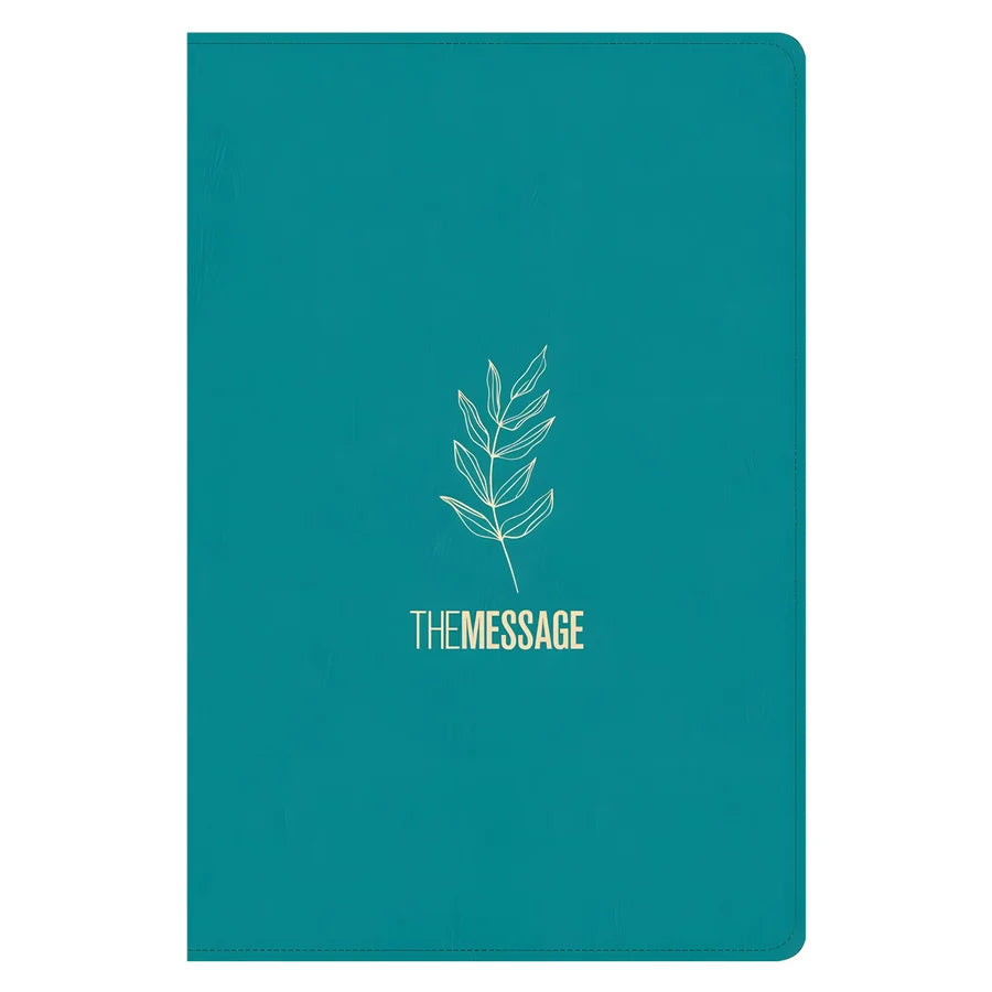 The Message Deluxe Gift Bible, Hosanna Teal (Imitation Leather)