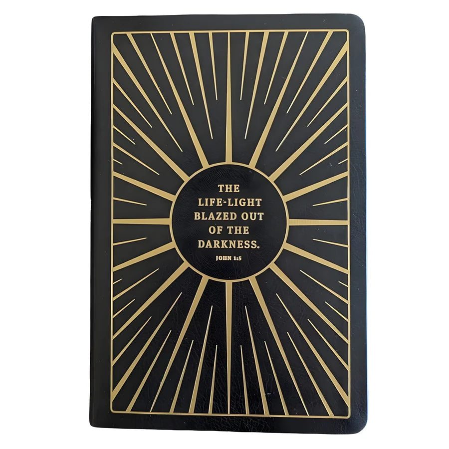 The Message Black Imitation Leather Anniversary Edition Life-Light Bible
