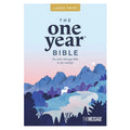 The Message Paperback Thinline One Year Bible Large Print