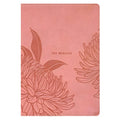 The Message Dusty Pink Floral Imitation Leather Deluxe Gift Bible Large Print