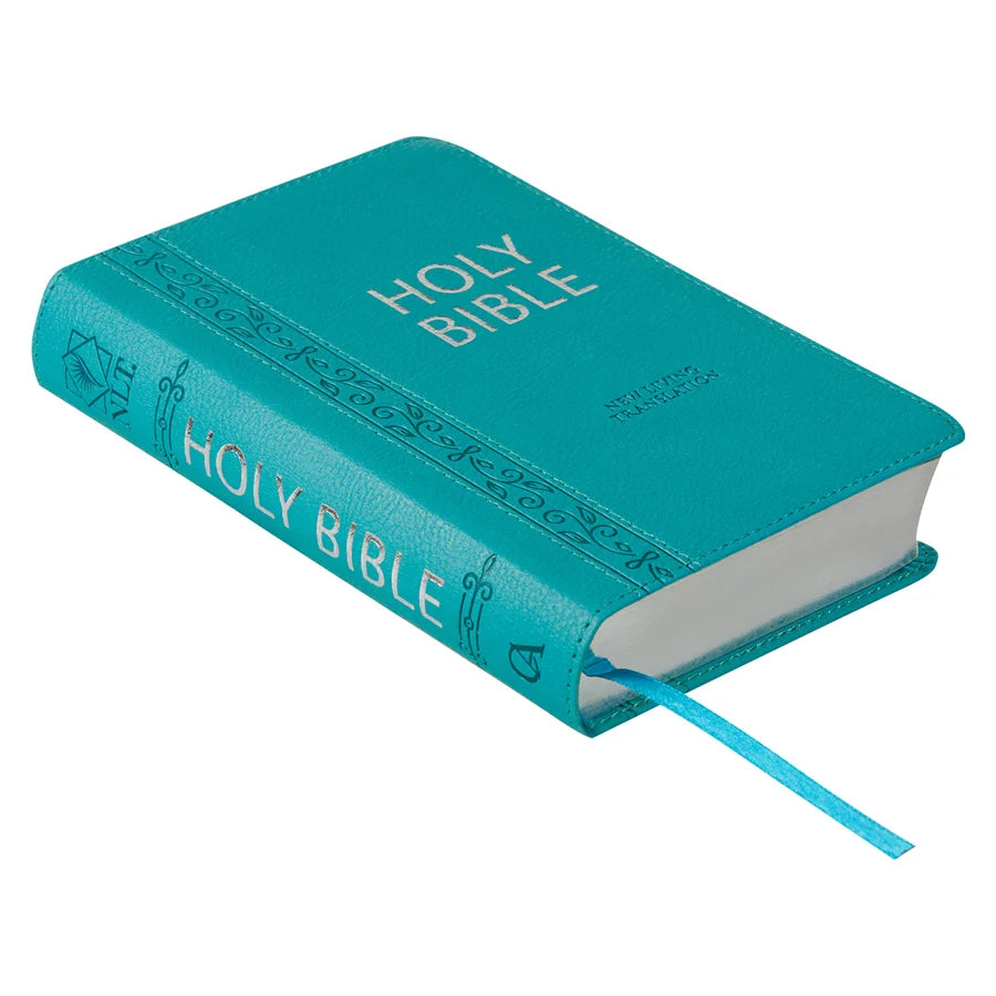 NLT Teal Faux Leather Flexcover Compact Bible