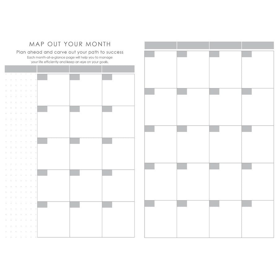Baxter Undated Planner Purple (Durable Synthetic Fibre Flexcover)