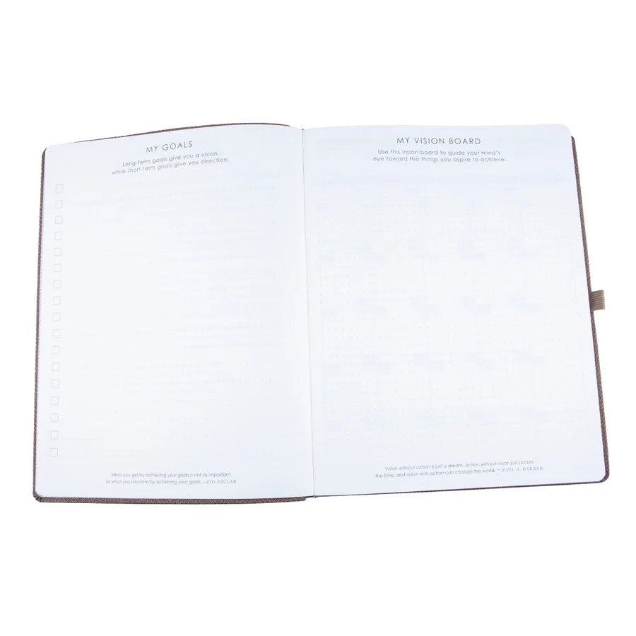 Baxter Undated Planner A4 Sand Color (Durable Synthetic Fibre Flexcover)