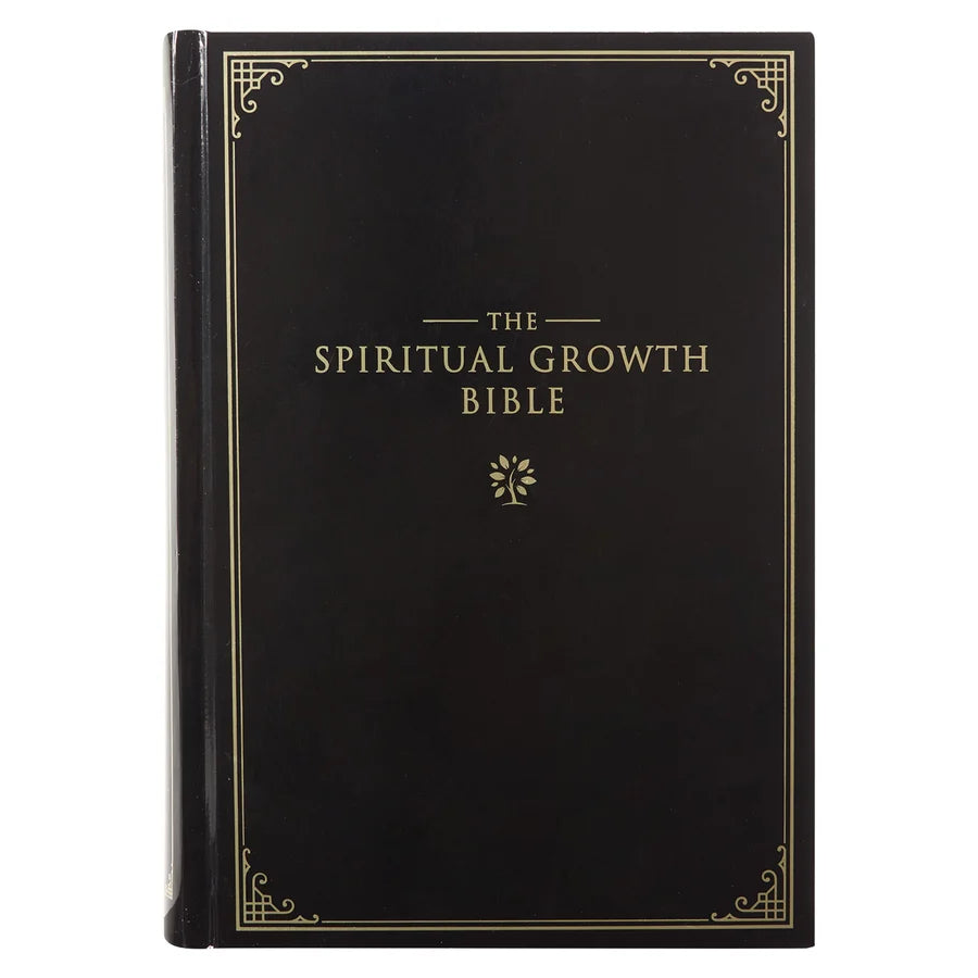 NLT The Spiritual Growth Bible Black Hardcover