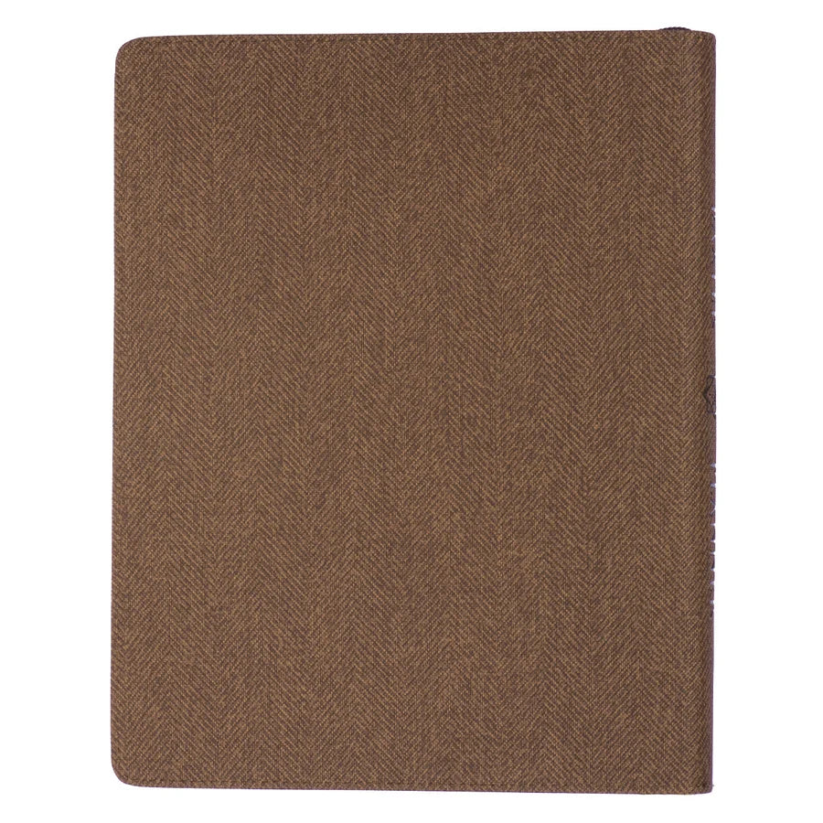 Baxter Undated Planner Large Premium Edition Brown (Durable Synthetic Fibre Flexcover With Zip)