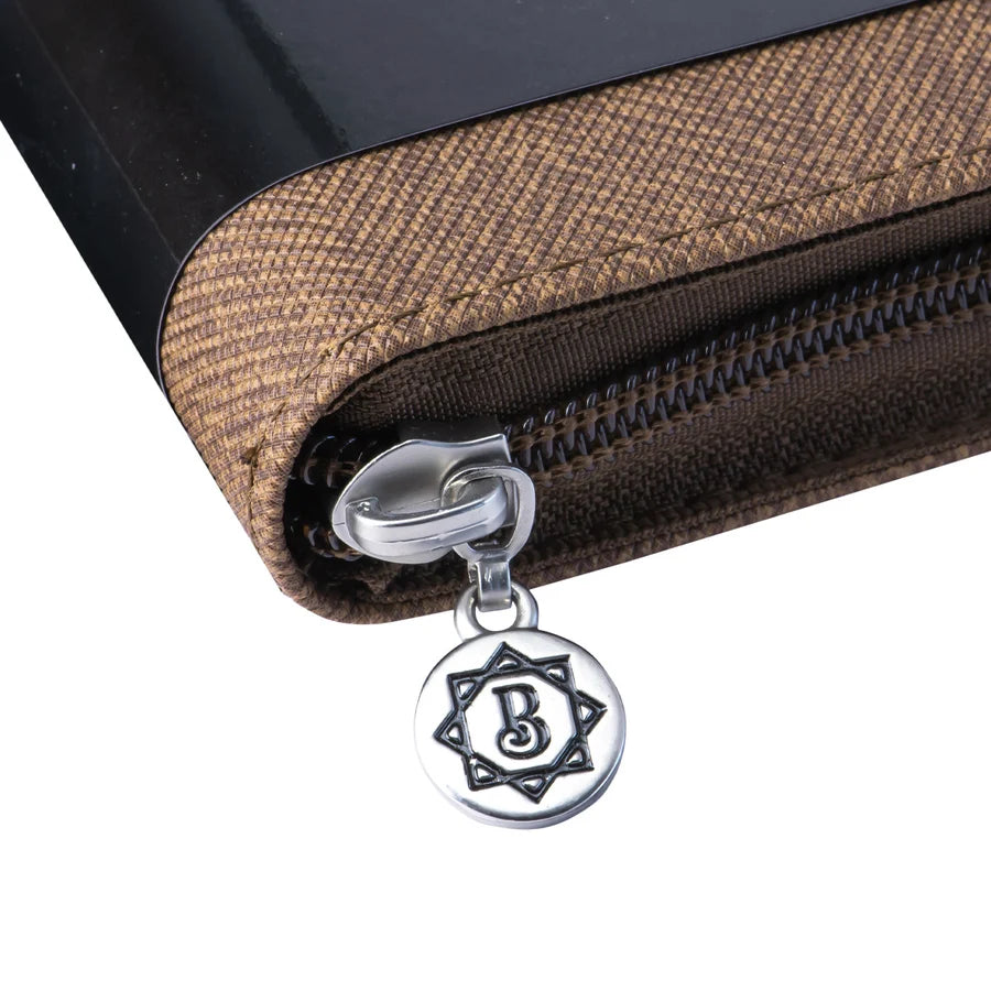 Baxter Undated Planner Large Premium Edition Brown (Durable Synthetic Fibre Flexcover With Zip)