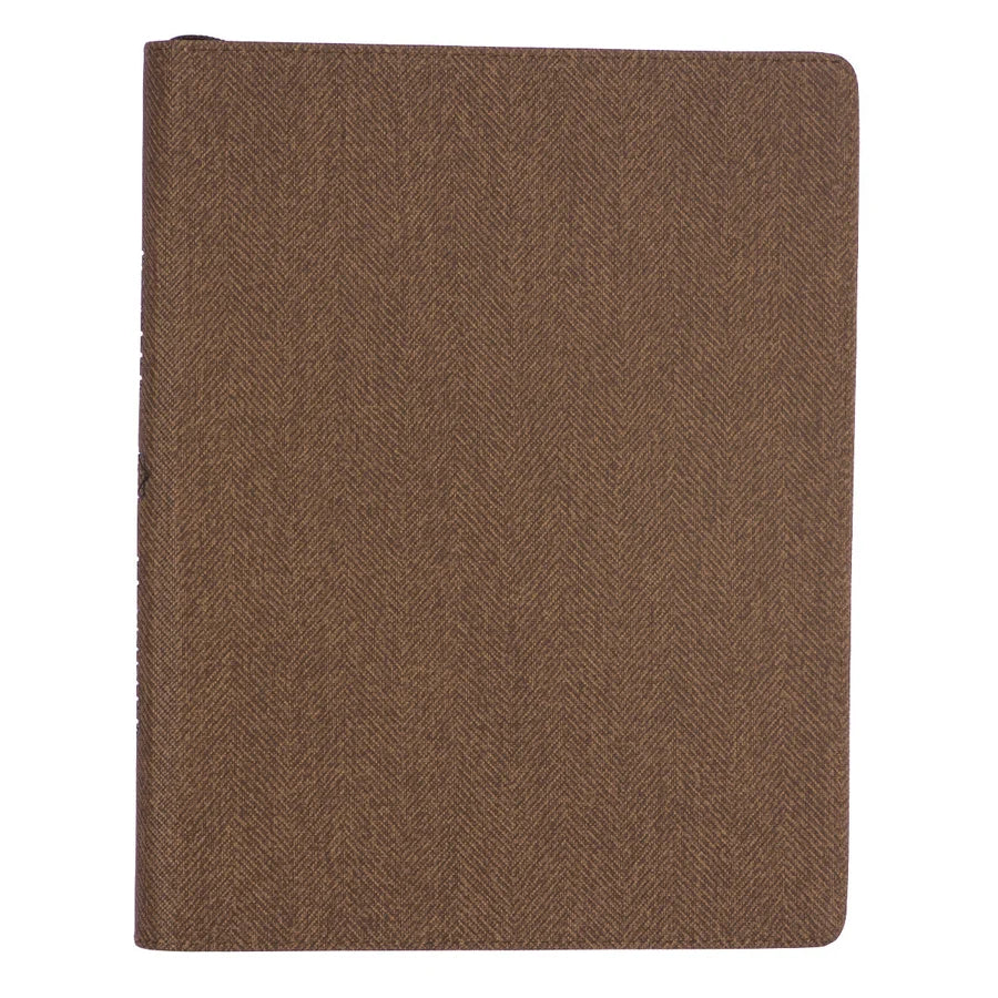 Baxter Undated Planner Large Premium Edition Brown (Durable Synthetic Fibre Flexcover With Zip)