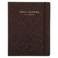 John C. Maxwell Undated Planner Brown (Imitation Leather)