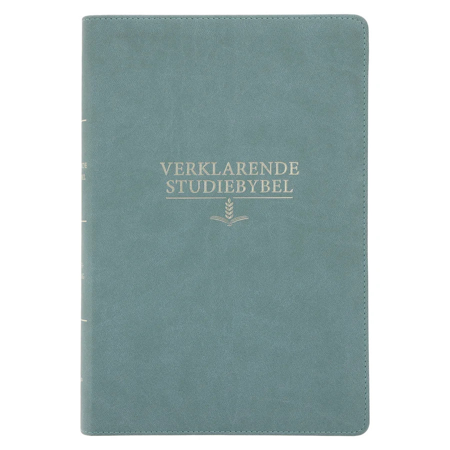 Afrikaans 1933/1953 Vertaling Blougroen Kunsleer Verklarende Studiebybel