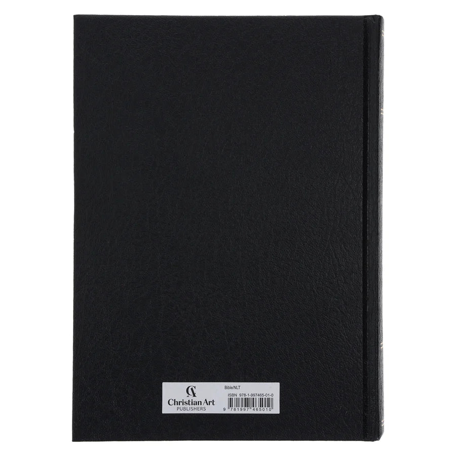 NLT Black Hardcover Bible Large Print