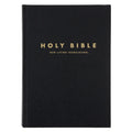 NLT Black Hardcover Bible Large Print