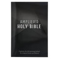 Amplified Black Paperback Economy Edition Bible