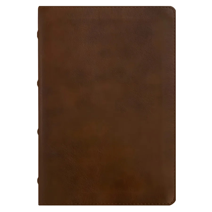 NLT Brown Imitation Leather Filament Pastor's Bible Red Letter Large Print