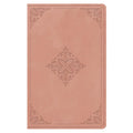 ESV Pink Fleur-De-Lis Design Imitation Leather Value Personal Size Bible Giant Print
