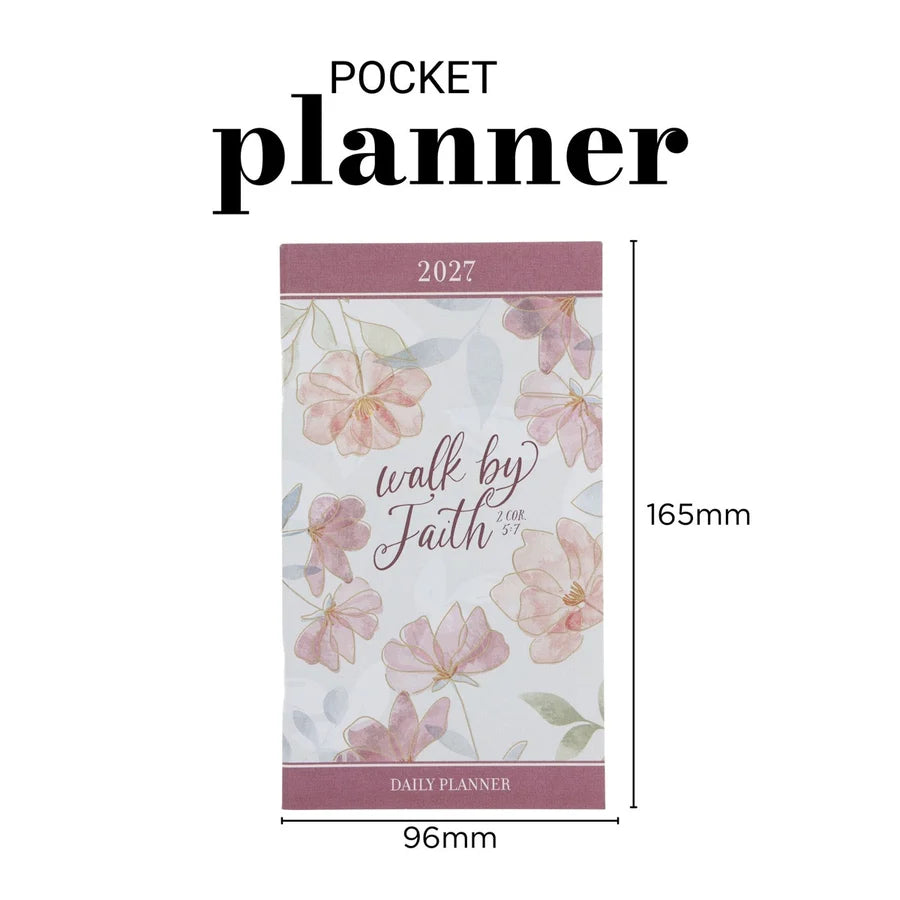 2027 Diary - Daily Planner - Walk by Faith
