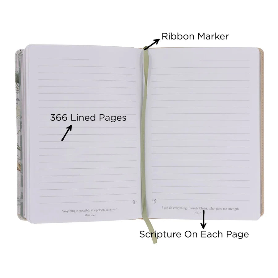 Be Still and Know That I Am God Faux Leather Journal