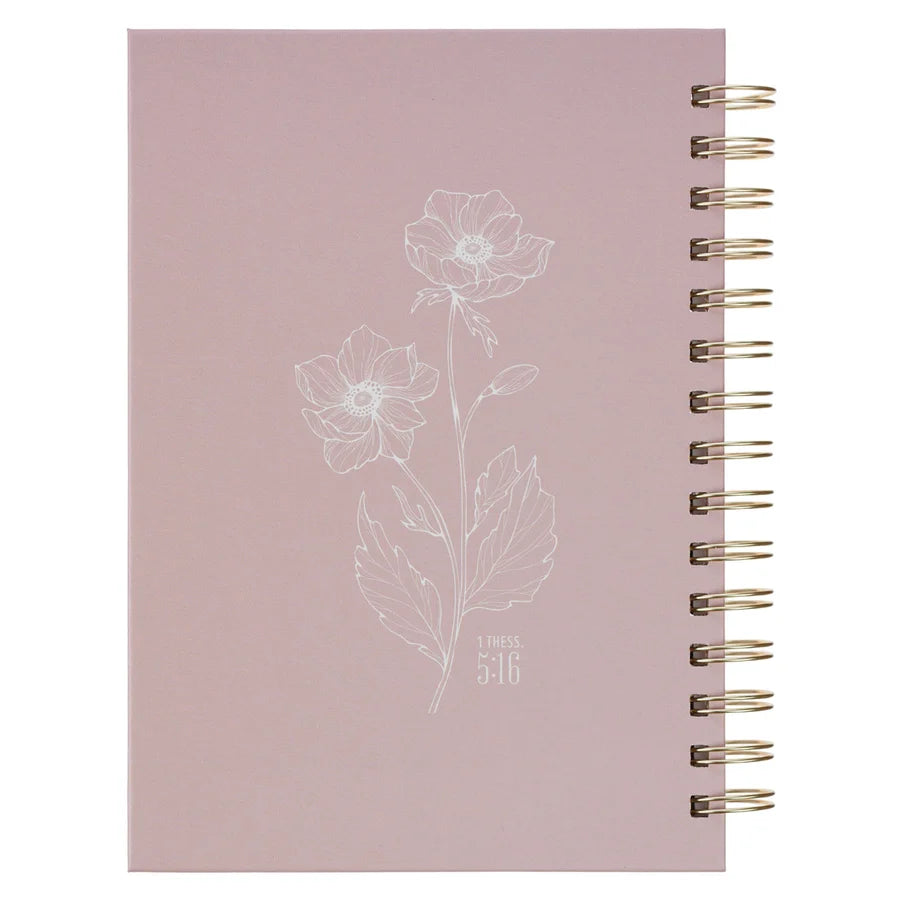 Always Be Joyful Hardcover Wirebound Journal