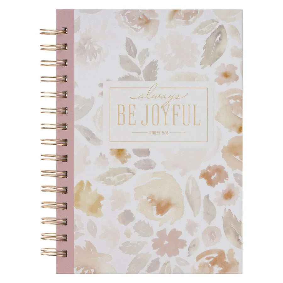 Always Be Joyful Hardcover Wirebound Journal