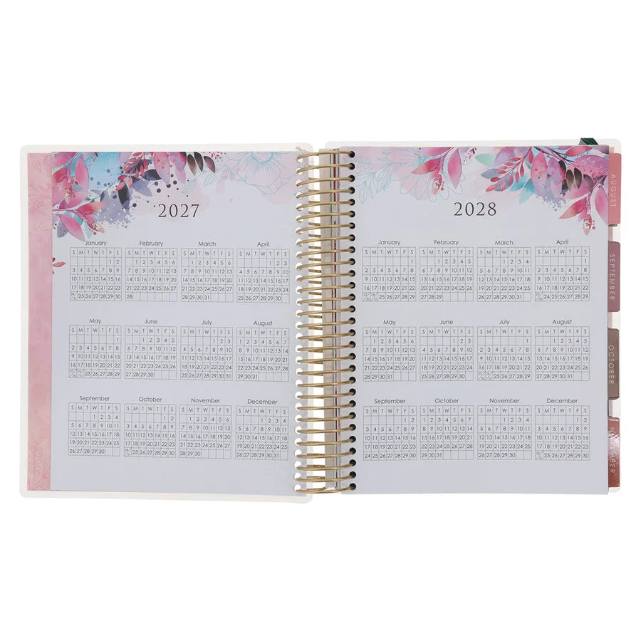 2027 Diary - 18-Month Planner for Women - He Restores My Soul - Wirebound