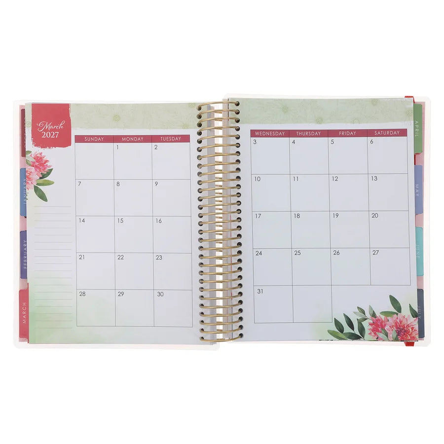 2027 Diary - 18-Month Planner for Women - Everything Beautiful - Wirebound