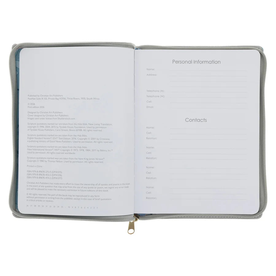 2027 Diary - 18-Month Planner for Women - All Things - Faux Leather with Zip