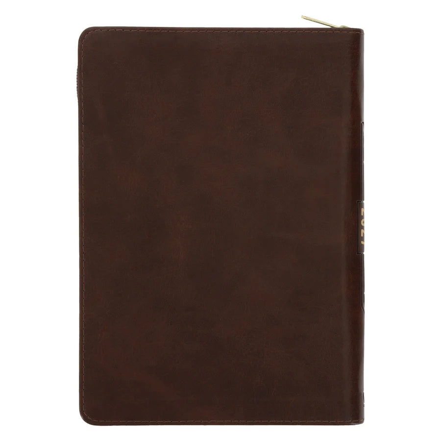 2027 Executive Diary - Daily Planner - For I Know the Plans - Faux Leather with Zip