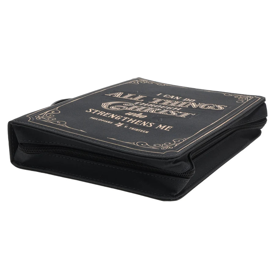 I Can Do All Things Through Christ Who Strengthens Me Faux Leather Bible Bag