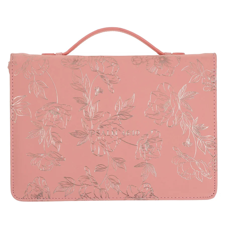 Be Still Faux Leather Bible Bag