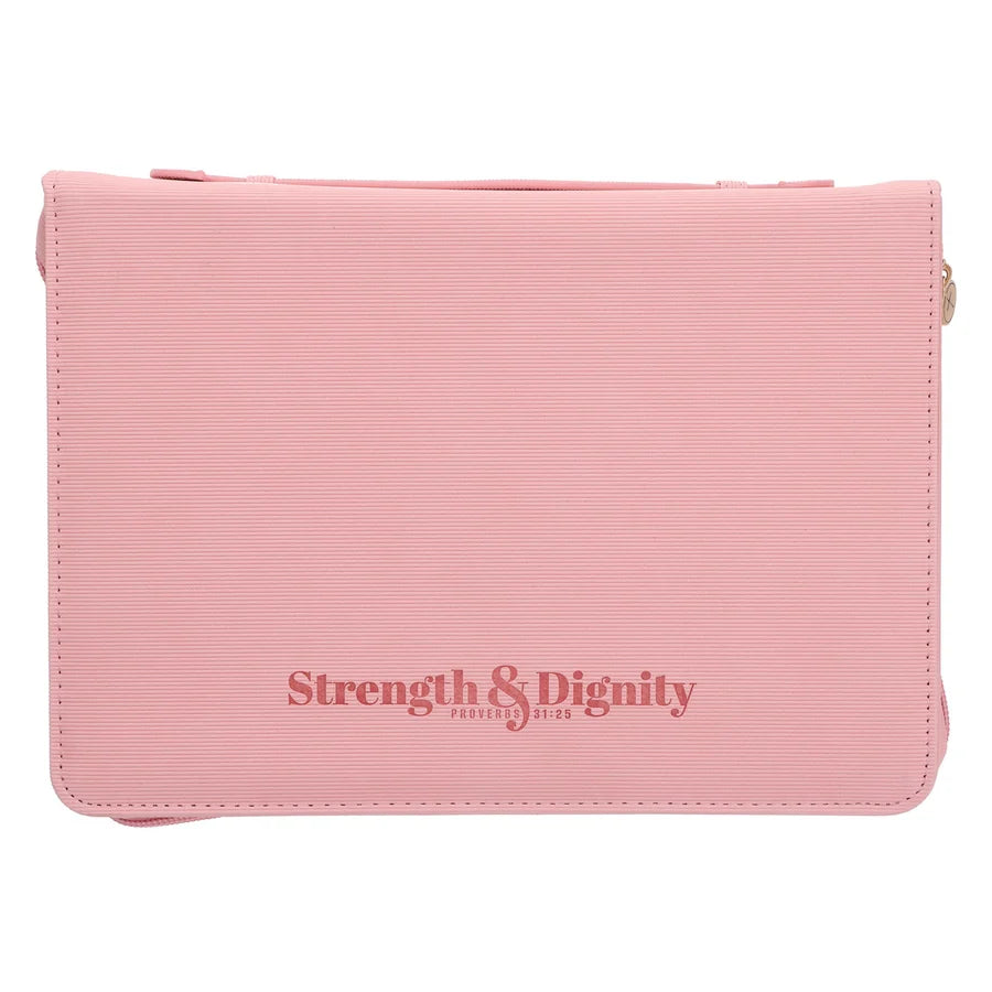 Strength and Dignity Faux Leather Bible Bag