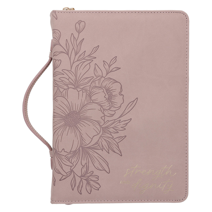 Strength and Dignity Faux Leather Bible Bag