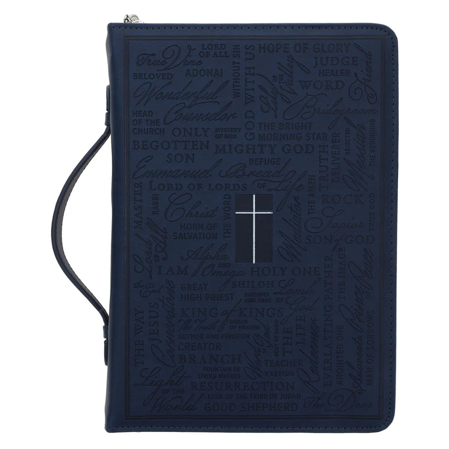 Names of Jesus Faux Leather Bible Bag